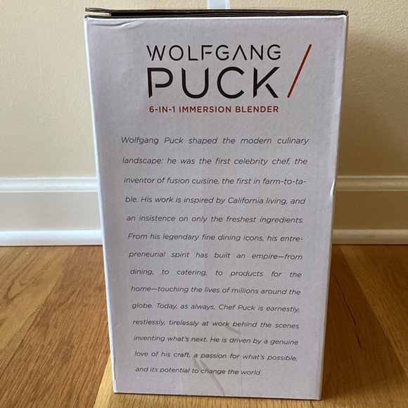 Wolfgang Puck 6-in-1 Immersion Blender NWT - Picture 4 of 5